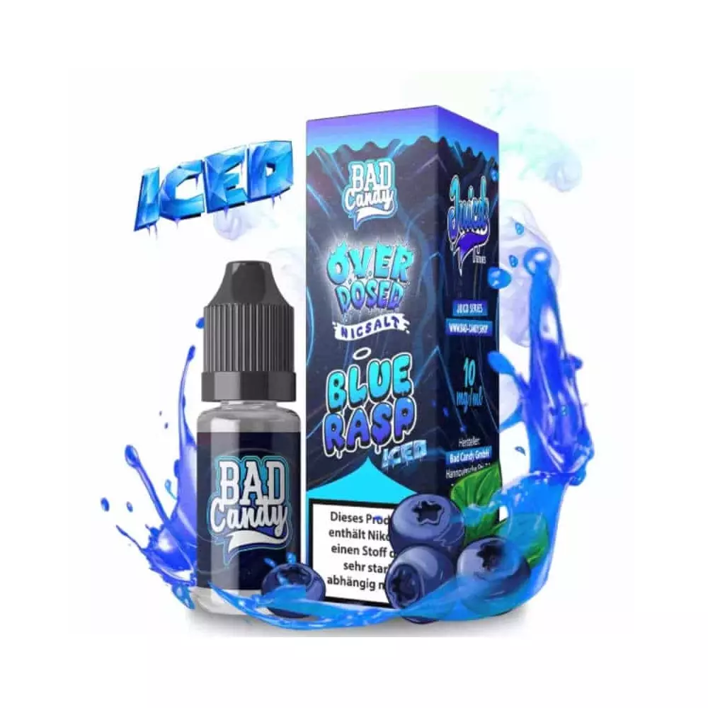 Bad Candy OVERDOSED - Blue Rasp Iced