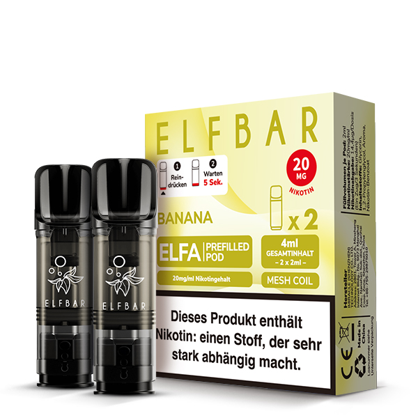 Elfbar Elfa - Banana Liquid Pod