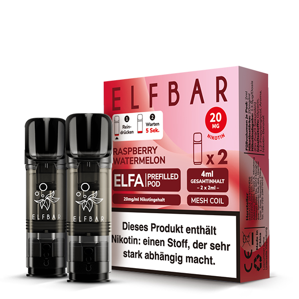 Elfbar Elfa - Raspberry Watermelon Liquid Pod