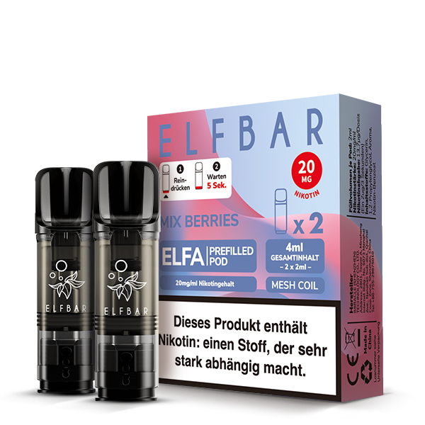 Elfbar Elfa - Mix Berries Liquid Pod
