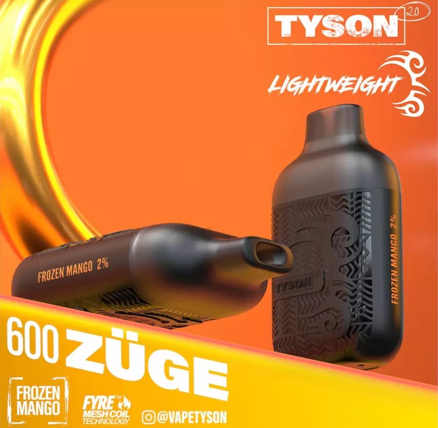 Tyson - Frozen Mango Einweg E-Zigarette