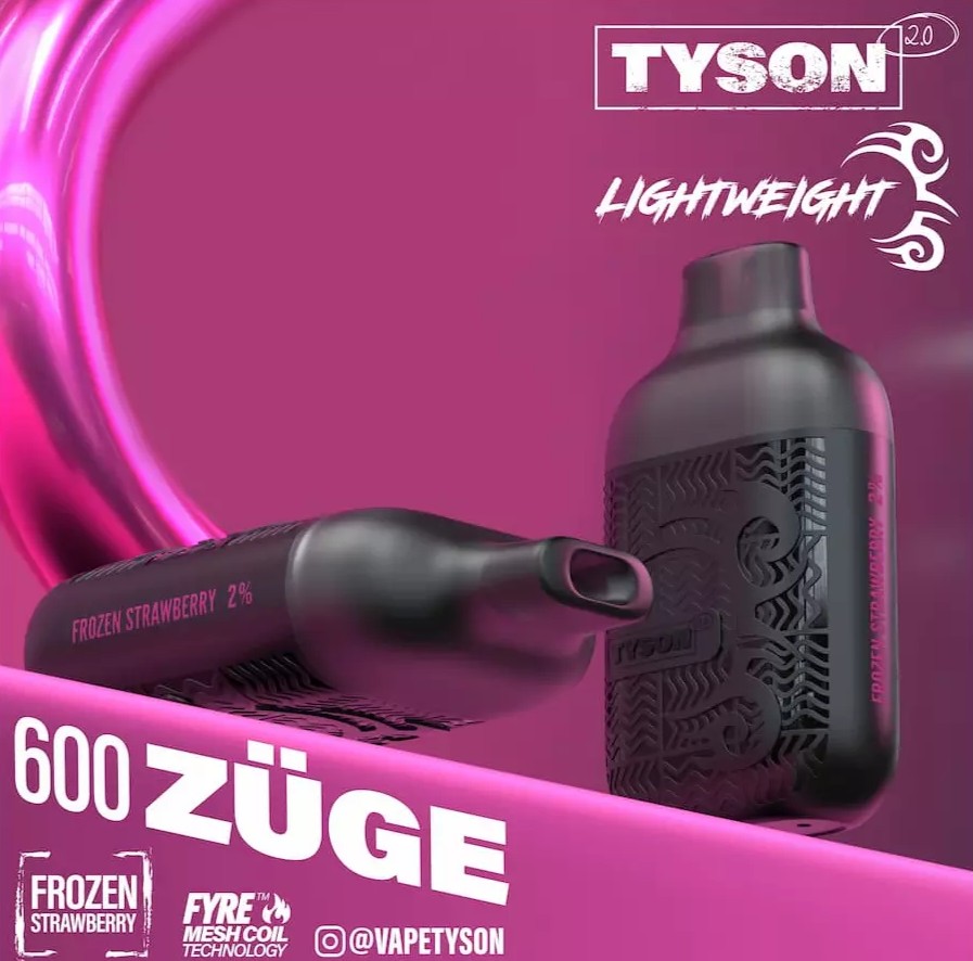 Tyson - Frozen Strawberry Einweg E-Zigarette
