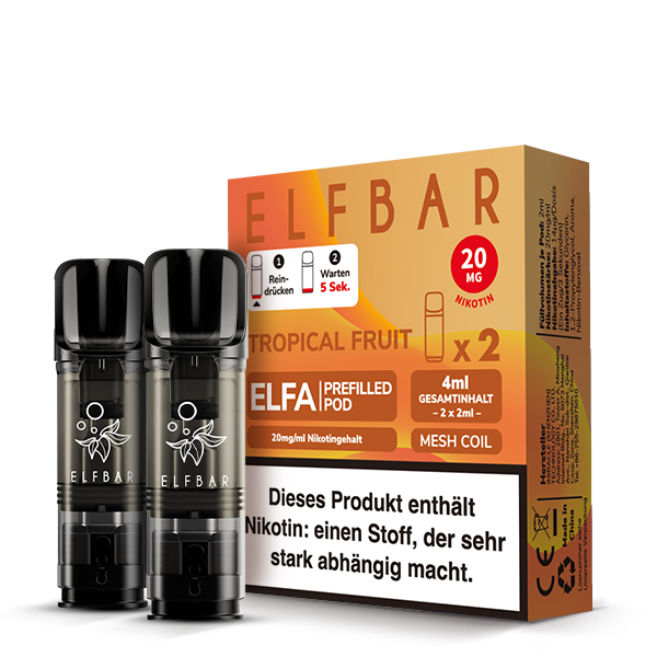 Elfbar Elfa - Tropical Fruit Liquid Pod