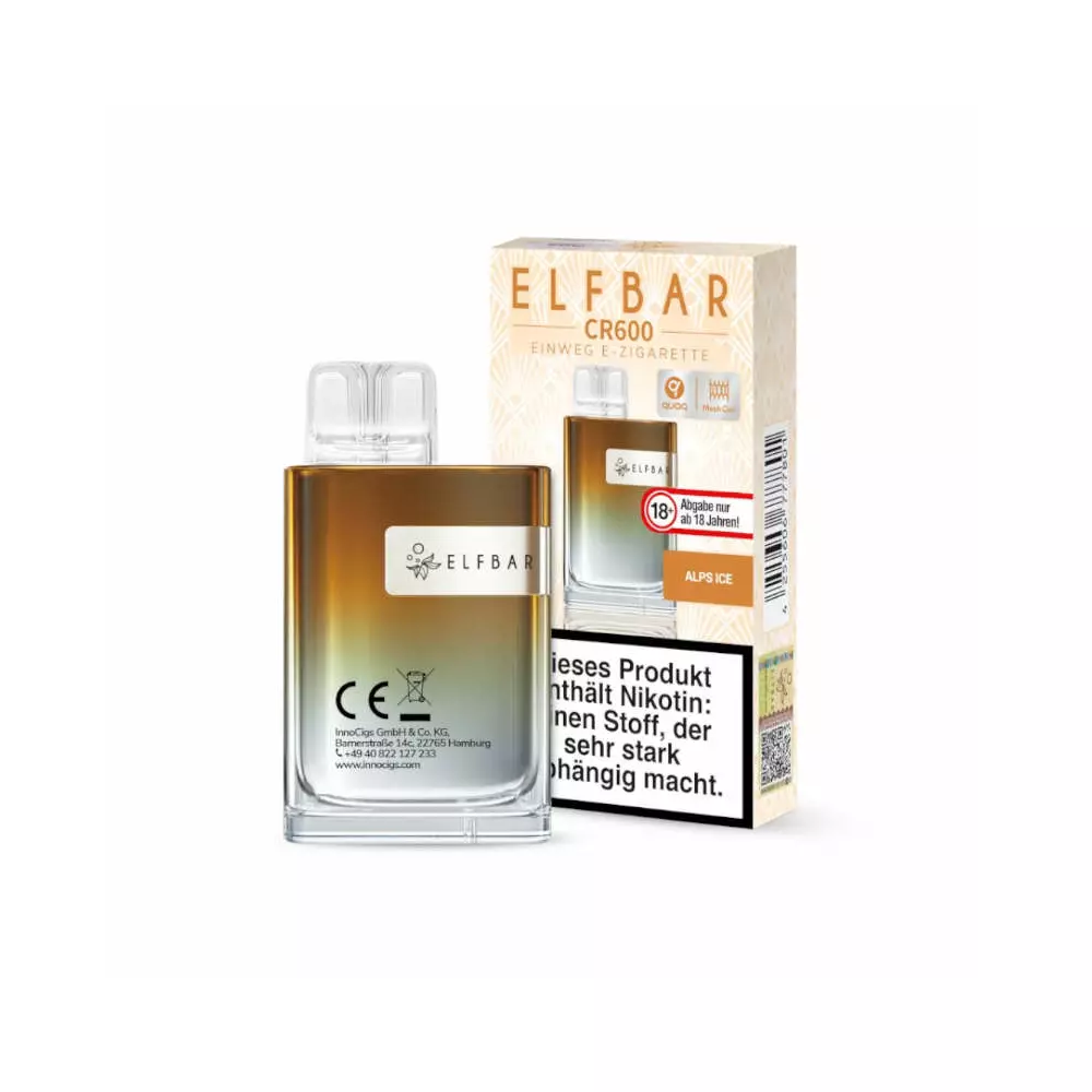 Elfbar CR600 - Alps Ice Einweg E-Zigarette