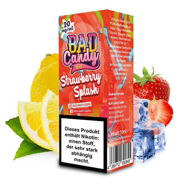 Bad Candy - Strawberry Splash Nikotinsalz