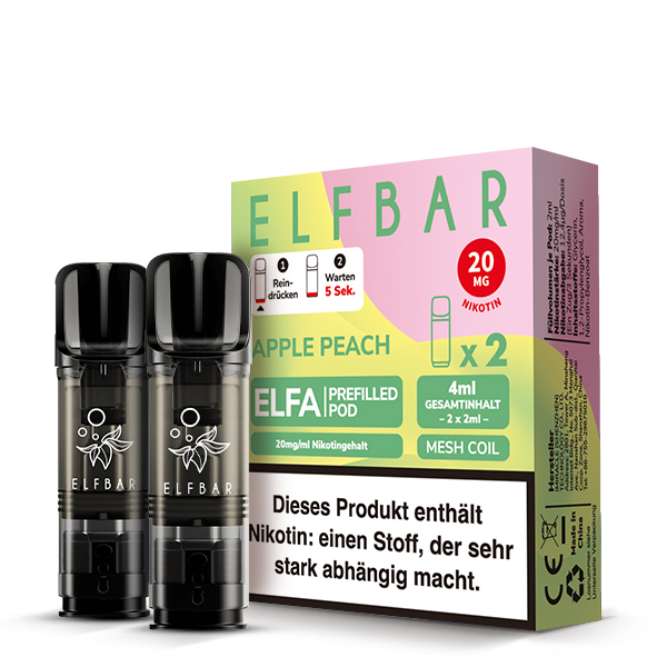 Elfbar Elfa - Apple Peach Liquid Pod