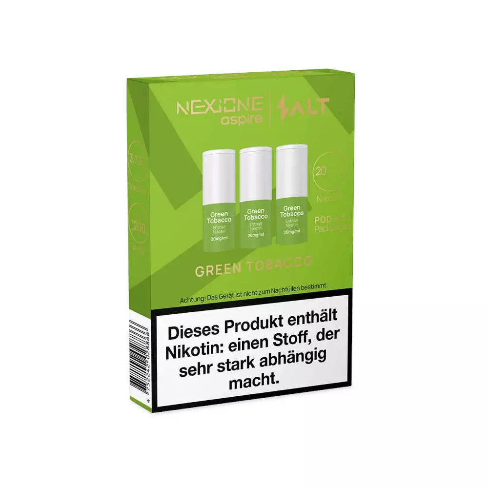 Aspire Nexione - Green Tobacco Liquid Pod