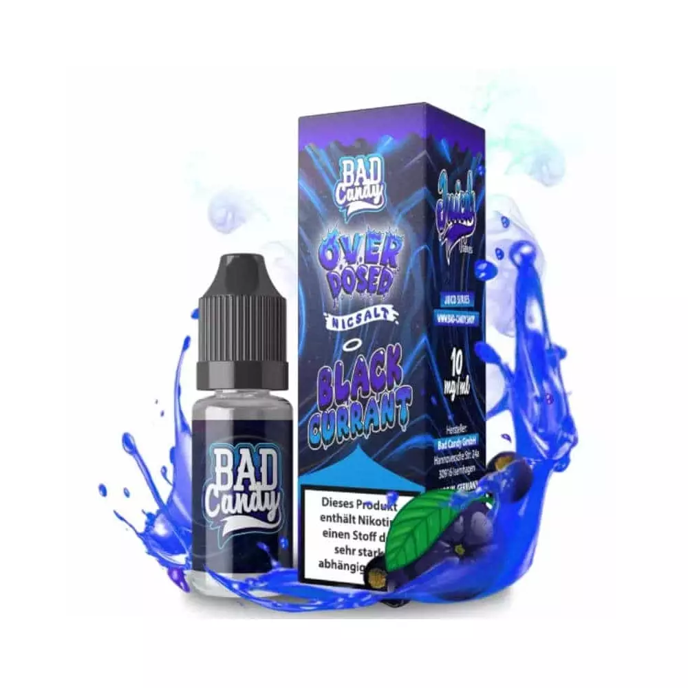Bad Candy OVERDOSED - Blackcurrant Lemonade Nikotinsalz