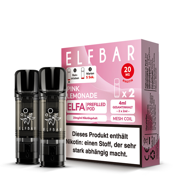 Elfbar Elfa - Pink Lemonade Liquid Pod