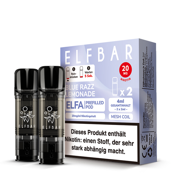 Elfbar Elfa - Blue Razz Lemonade Liquid Pod