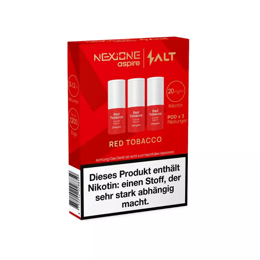 Aspire Nexione - Red Tobacco Liquid Pod