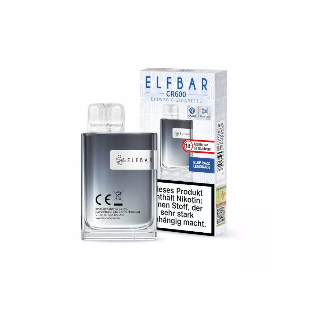 Elfbar CR600 - Blue Razz Lemonade Einweg E-Zigarette