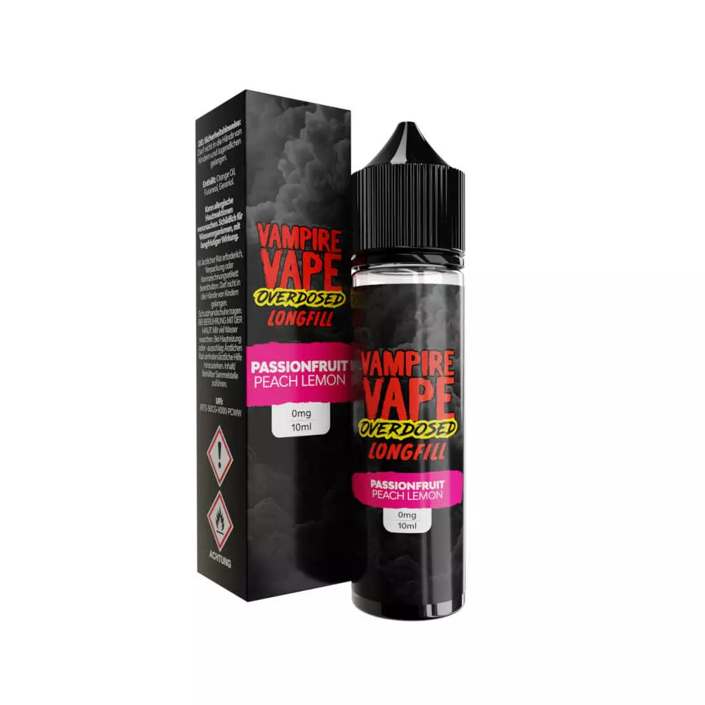 Vampire Vape OVERDOSED - Passionfruit Peach Lemon Longfill Aroma