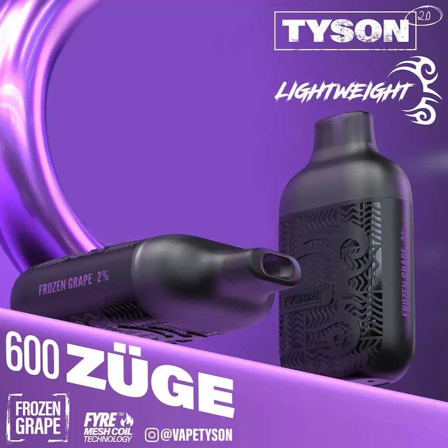 Tyson - Frozen Grape Einweg E-Zigarette